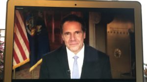 Governor Andrew Cuomo gave the opening remarks at the 2020 Jack Newfield Lecture.