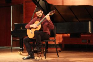 Abel Henriques performing at the Hunter College student recital, Oct. 22nd.