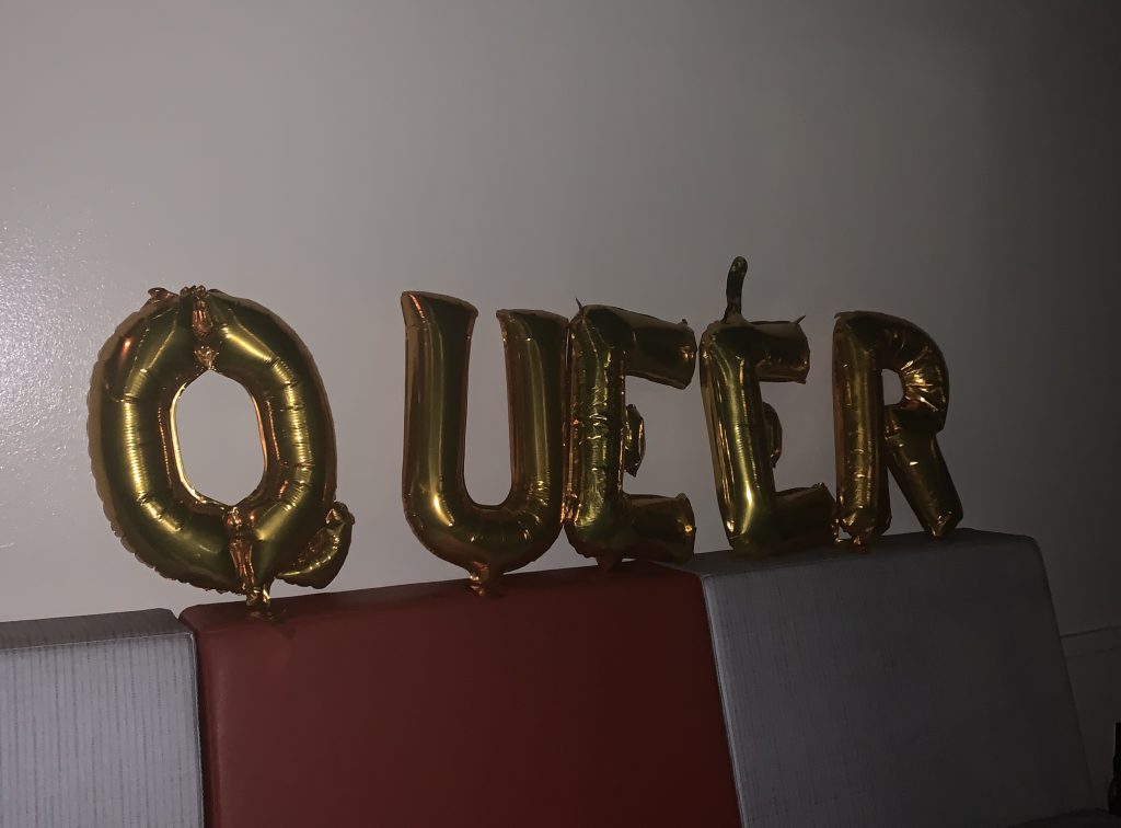 "Queer" Balloons at Queer Prom 2019