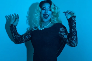 Sherry Poppins lip-syncs to "Blue Velvet: