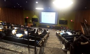 a full lecture hall