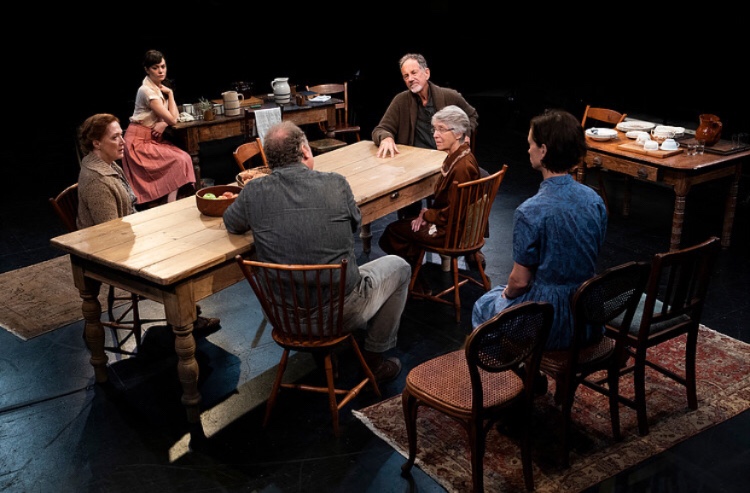 People sitting around a table.