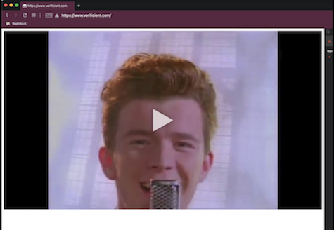 Rick roll, but with a different link 